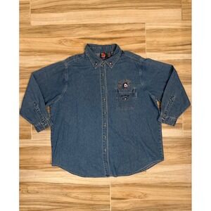 Vintage Mickey Unlimited Disney Shirt Womens 22W/24W Embroidered Mickey Mouse